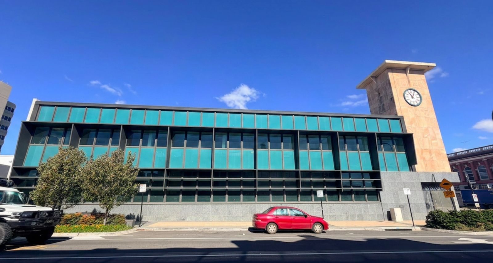 The clock tower building at 368 Ruthven Street, Toowoomba